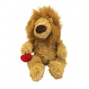 Gund 10" Lionheart Lion Valentine's Day Vintage Plush Love Heart Tail